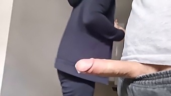 Public Ejaculation Compilation Featuring A Stranger And Busty Amateur