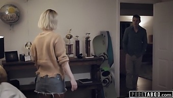 Injured Stepson Finds Comfort With Mature Stepmom In Taboo Encounter