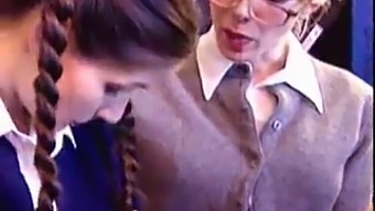 Old And Young Lesbians Engage In Passionate Encounter