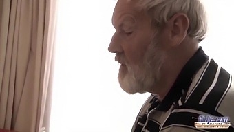 Grandfather With Large Member Pleasures Adolescent Girl With Oral And Vaginal Sex