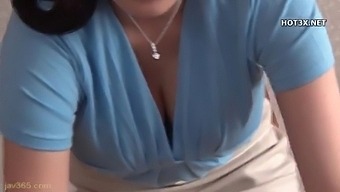 A Busty Japanese Milf'S Wild Encounter With A Huge Lover