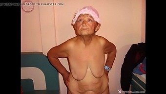 Amateur Grandmother'S Self-Pleasure Captured In High-Quality Images