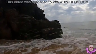 Steamy Beach Encounter Between A Passionate Couple