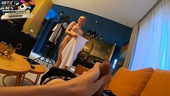 The Making Of A Porn Video: Mila Ray'S Blowjob To The Cameraman