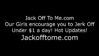 Watch As Lola Gives You Step-By-Step Instructions On How To Jerk Off In Fishnet Stockings
