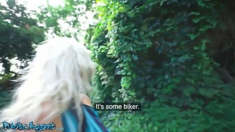 Hardcore Pov Footage Of A Blonde Milf Getting Fucked Outdoors In A Public Park