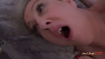 Horny Stepmom Maggie Moon Gets Caught Masturbating By Her Stepson In Hd