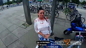 Pov Video Of Adrienne Kiss Giving A Blowjob Outdoors In Berlin