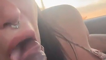 Melissa Lisboa'S Oral Sex And Milking Skills While Driving