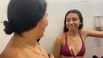 We Engage In Passionate Kissing With My Friend'S Stepsister And My Friend Before Heading To The Pool