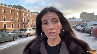 A Random Guy Gave Me A Blowjob And Walked Around With My Cum On His Face In The Parking Lot - Cumsturb