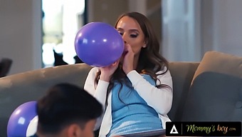 Perverted Stepson And His Friend Seduce And Penetrate Busty Milf