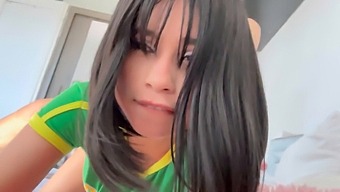 My Petite Stepsis From Brazil Craves My Load On Her Angelic Face